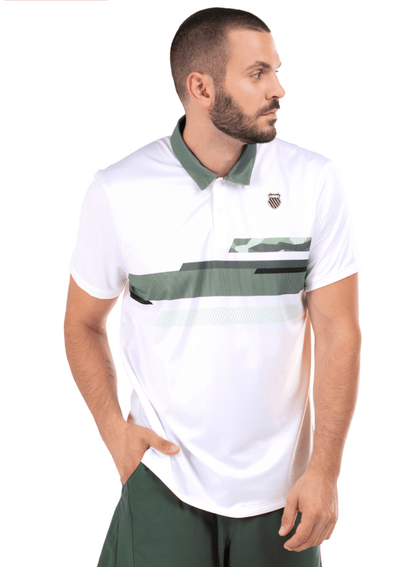 CAMO STRIPE POLO S/S | K-Swiss Top Pick