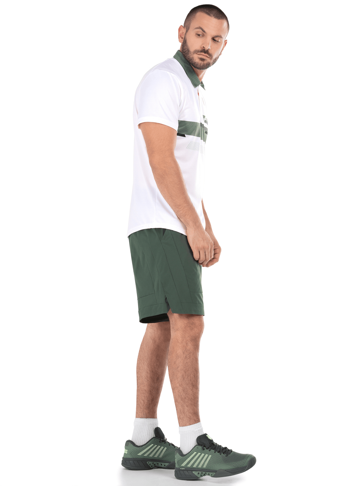 CAMO STRIPE POLO S/S | K-Swiss Top Pick
