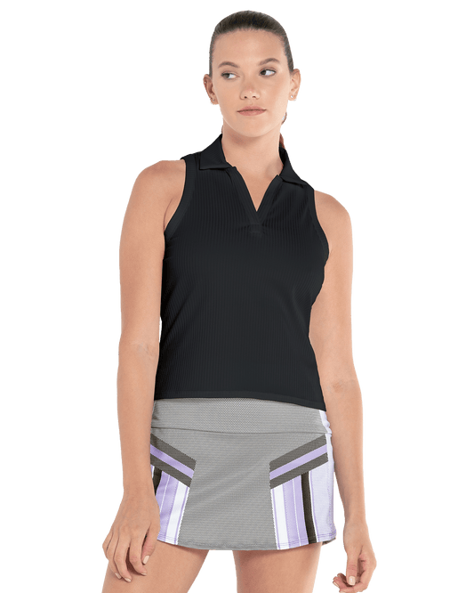 SLEEVELESS RIB POLO | K-Swiss Popular