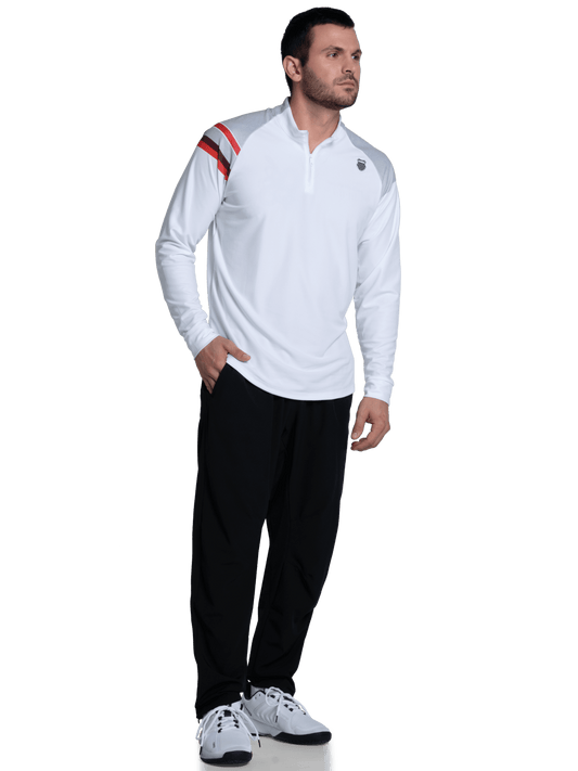 SIDELINE 1/4 ZIP L/S | K-Swiss Classic